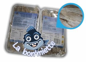 Miettes de colin salées sechées