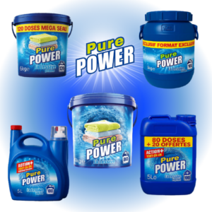 range pure POWER detergents
